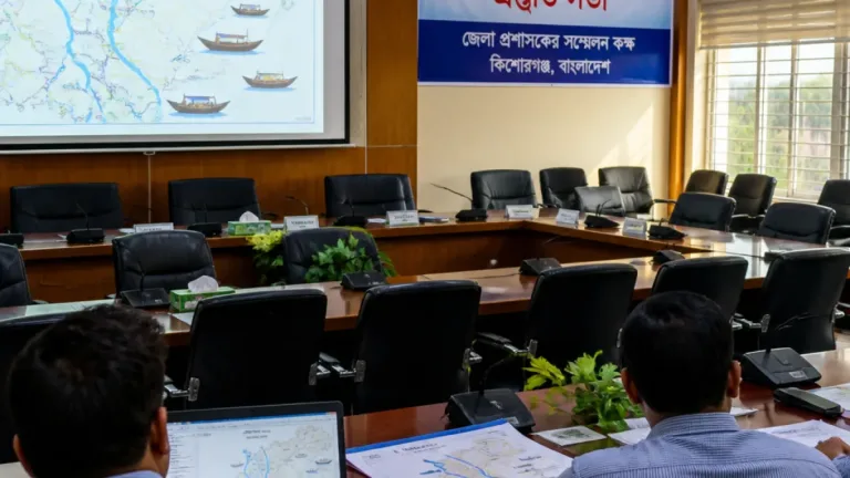 কিশোরগঞ্জে অবহিতকরণ সভা: শুরু হচ্ছে প্রথমবারের নৌযান শুমারি