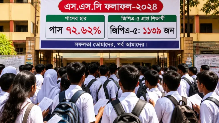 কুমিল্লা বোর্ডে পাসের হারে শীর্ষে ফেনী: পাস ৭২.৬২ শতাংশ, জিপিএ-৫ পেয়েছে ১১৩৯ জন
