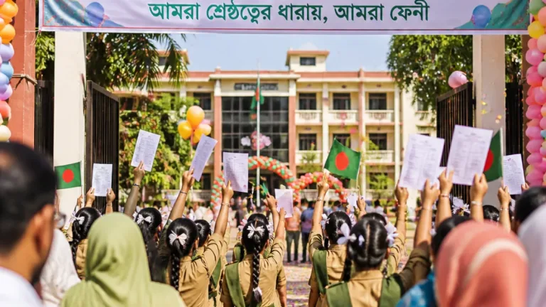 কুমিল্লা বোর্ডে শীর্ষে ফেনী: পাস হার ৭২.৬২, ফেনী গার্লস ক্যাডেটে ৫৫ জনের জিপিএ-৫
