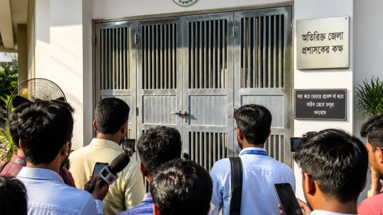 কুমিল্লায় জেলা প্রশাসকের সঙ্গে যোগাযোগ ঝামেলায় স্থানীয় সাংবাদিকদের অভিযোগ