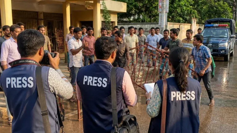 কুমিল্লায় পেশাগত দায়িত্ব পালনকালে তিন সাংবাদিকের ওপর হামলার অভিযোগ