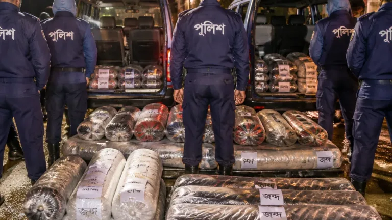 কুড়িগ্রামে নাগেশ্বরীতে ভারতে চোরাচালান করা ২৫ লাখ টাকার কাপড় জব্দ