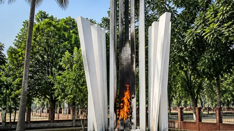 কুষ্টিয়ার জুলাই স্মৃতিস্তম্ভে আগুন: ভিডিও ভাইরাল, পুলিশ তদন্তে জোর