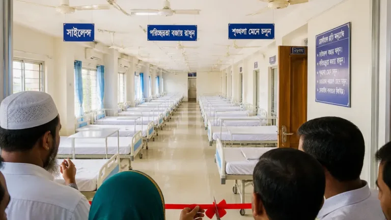 লক্ষ্মীপুর সদর হাসপাতালে নতুন মহিলা মেডিসিন ও সার্জারী ওয়ার্ড: ৩৫ বেডে আধুনিক সুবিধা