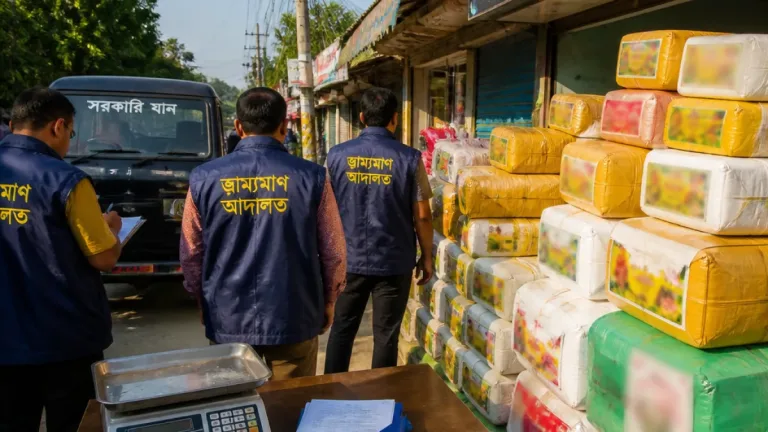 লক্ষ্মীপুরে অভিযান: ৩৫৫ কেজি নকল ঘি জব্দ, ব্যবসায়ীকে এক লাখ টাকা জরিমানা