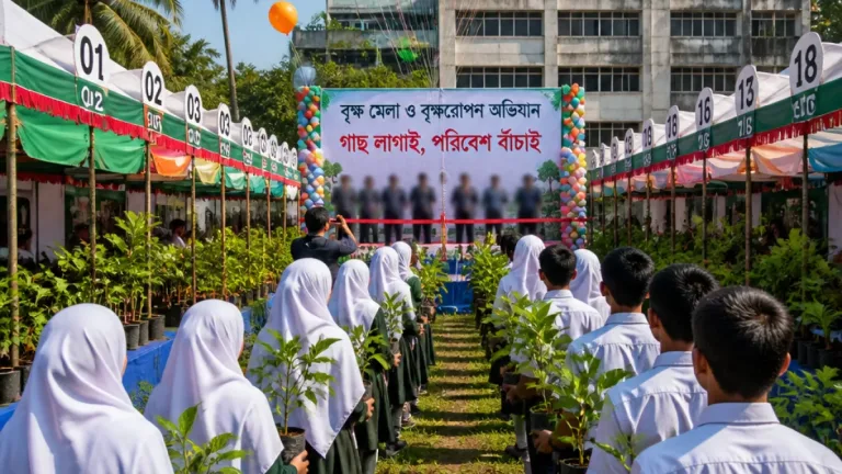 লক্ষ্মীপুরে সাতদিনব্যাপী বৃক্ষরোপণ অভিযান ও বৃক্ষমেলা শুরু