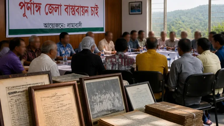 লামার জেলা করার দাবি নিয়ে লামা প্রেস ক্লাবে গোলটেবিল বৈঠক