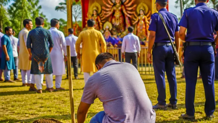 মাদারীপুর-৩ সংরক্ষিত আসনের সব পূজামণ্ডপ পরিদর্শন শেষে বৃক্ষরোপণ করলেন এমপি আনিসুর রহমান খোকন