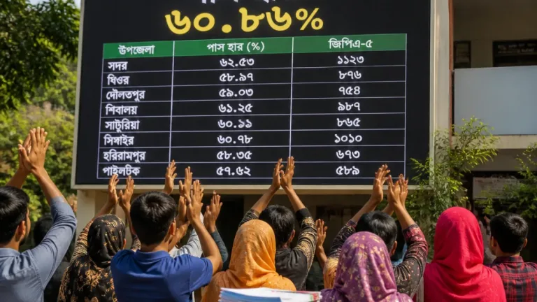 মানিকগঞ্জে এসএসসি পাসের হার ৬০.৮৬%: সিংগাইর শীর্ষে, জিপিএ-৫-এ সাদর এগিয়ে