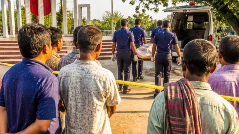 মানিকগঞ্জে শহীদ মিনারে ১৫ বছর বয়সী কিশোরের ঝুলন্ত লাশ উদ্ধার