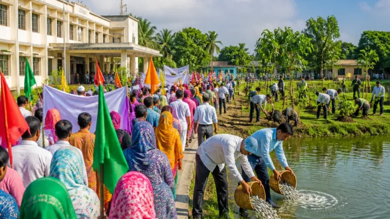 মানিকগঞ্জে শুরু জাতীয় মৎস্য সপ্তাহ-২০২৬, পোনা অবমুক্তি ও বৃক্ষরোপণ অনুষ্ঠিত