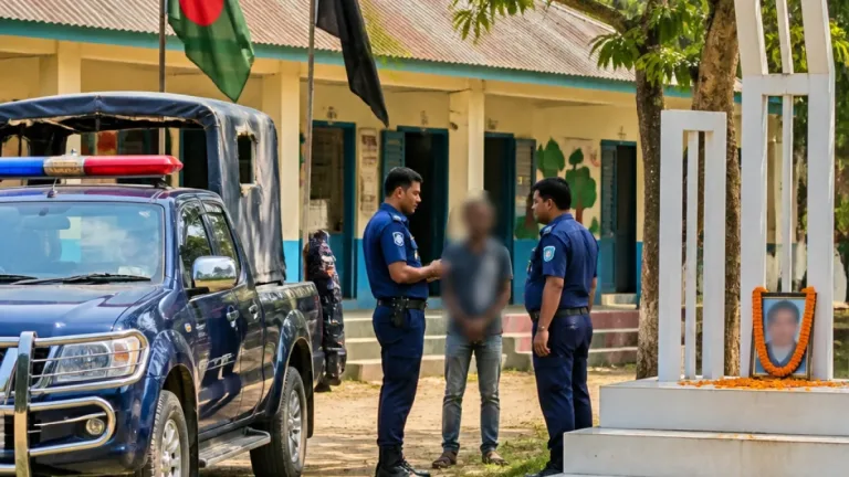 মৌলভীবাজার কুলাউড়ায় বঙ্গবন্ধু স্মরণ কর্মসূচি প্রচারের অভিযোগে ছাত্রলীগ নেত্রী গ্রেফতার