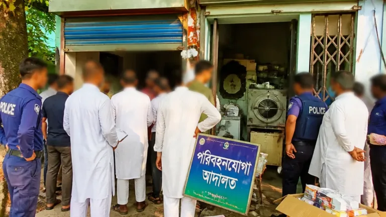 মৌলভীবাজারে দুটি স্বাস্থ্যসেবা প্রতিষ্ঠানের বিরুদ্ধে অভিযান, মোট ২০ হাজার টাকা জরিমানা