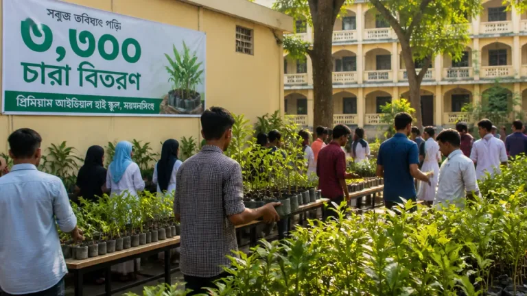 ময়মনসিংহে বৃক্ষরোপণ ও চারা বিতরণে জেলা প্রশাসকের আহ্বান: 'গাছের বিকল্প নেই'
