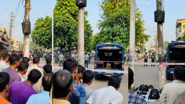 মেহেরপুরে বৈদ্যুতিক খুঁটিতে ঝুলানো তিন বোমাসদৃশ বস্তু উদ্ধার—পুলিশ জানাল সাউন্ড বক্স