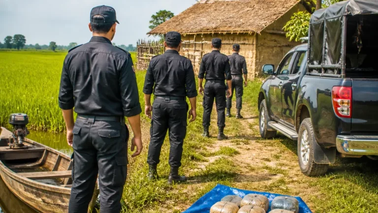 মেহেরপুরে র‌্যাবের অভিযানে ৩ কেজি গাঁজাসহ দুইজন আটক