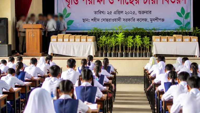 মুন্সিগঞ্জে ১৭৫ বিদ্যালয়ের ৪২০০ শিক্ষার্থী নিয়ে বিক্রমপুর মানবসেবা ফাউন্ডেশনের মেধাবৃত্তি কার্যক্রম উদ্বোধন