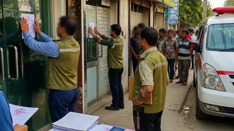 মুন্সিগঞ্জে তিন স্বাস্থ্যসেবা প্রতিষ্ঠানে ভ্রাম্যমাণ আদালত—মোট ৭৫ হাজার টাকা জরিমানা