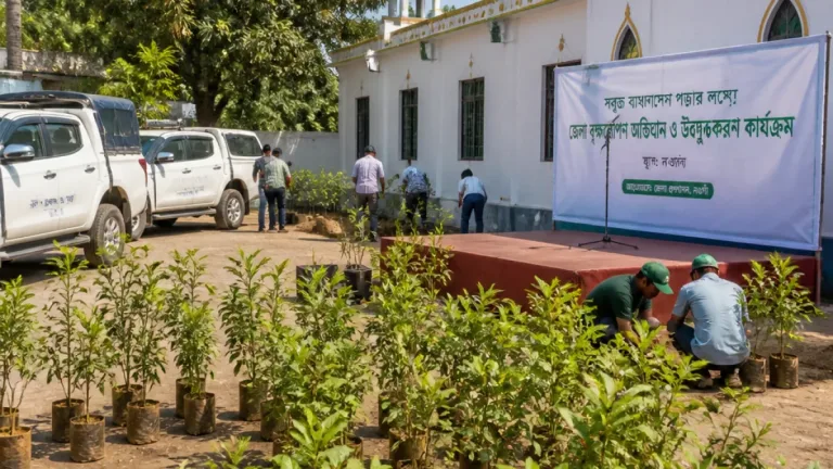 নওগাঁ জেলা জুড়ে ৮ হাজার ধর্মীয় প্রতিষ্ঠানে বৃক্ষরোপণ শুরু