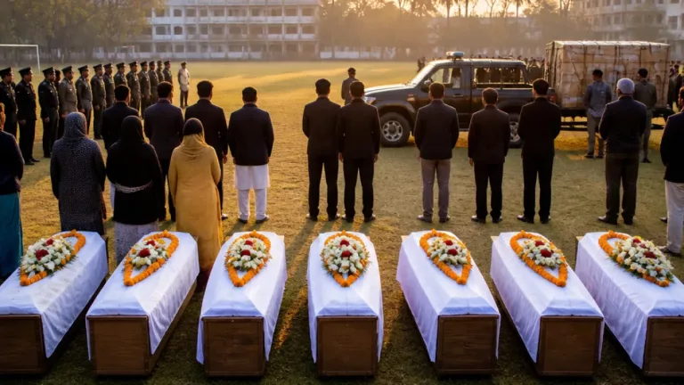 নওগাঁর আত্রাইয়ে সৌদি অগ্নিকাণ্ডে মৃত সাত প্রবাসীর সমবেদনা জানাজা ও দাফন প্রস্তুতি