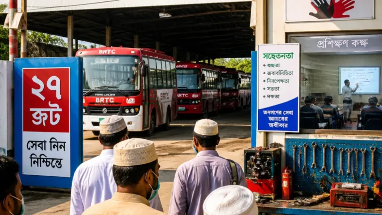 নরসিংদী বিআরটিসির নতুন ম্যানেজার: যাত্রীসেবা উন্নয়ন ও দুর্নীতিবিরোধে জোরদার পরিকল্পনা