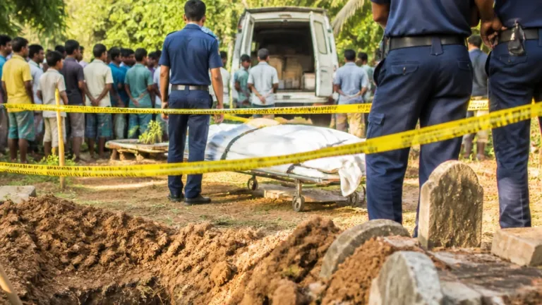 নরসিংদী মাধবদীতে স্ত্রী হত্যার অভিযোগে স্বামী গ্রেপ্তার, কবরস্থানে লাশ উত্তোলন
