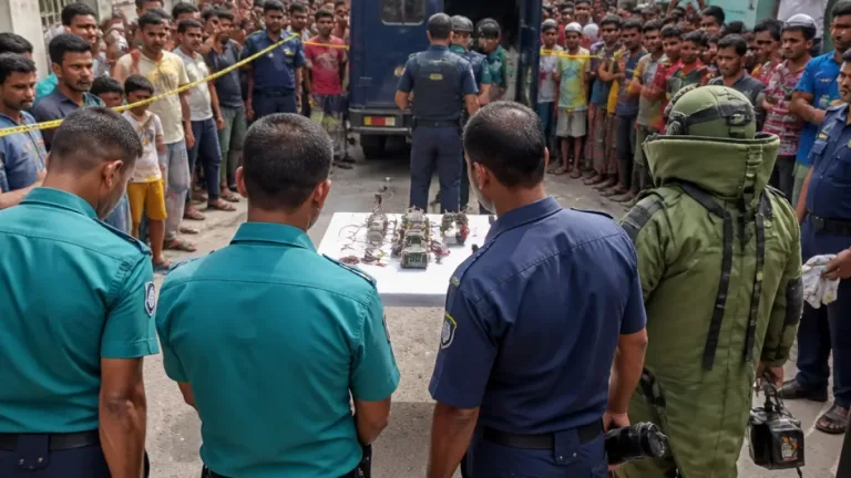 নরসিংদী থেকে পালিয়ে ঢাকায় দুই বোমাসহ গ্রেফতার জুয়েল; জেএমবি সংশ্লিষ্টতার অনুসন্ধান