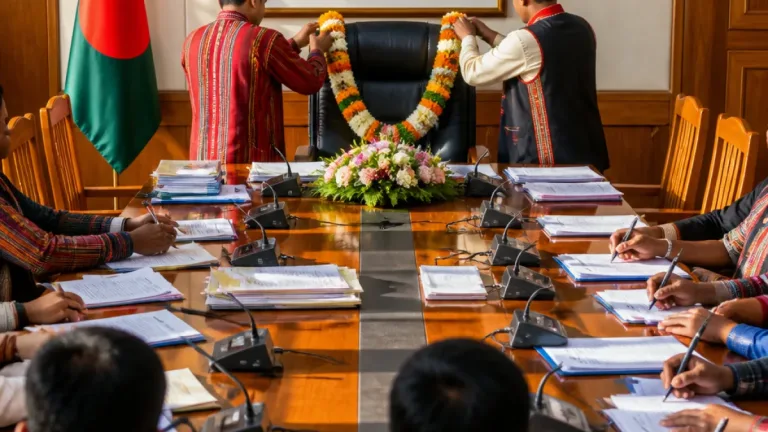 নতুন অন্তর্বর্তীকালীন পরিষদে দায়িত্বে বাবস্থ, বান্দরবানে উন্নয়ন অগ্রাধিক্য ঘোষণা