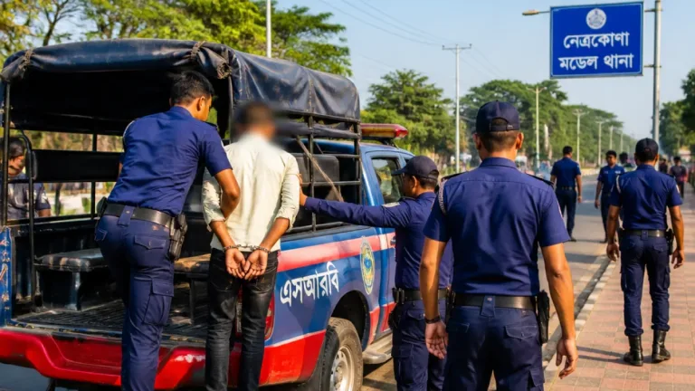 নেত্রকোনার ধর্ষণ মামলার প্রধান আসামি গাজীপুর থেকে গ্রেফতার