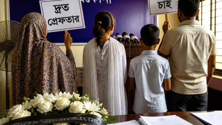 নেত্রকোণায় আমির ফয়সাল হত্যাকাণ্ড: পরিবারের অভিযোগ—দ্রুত গ্রেফতার ও ফাঁসির দাবি