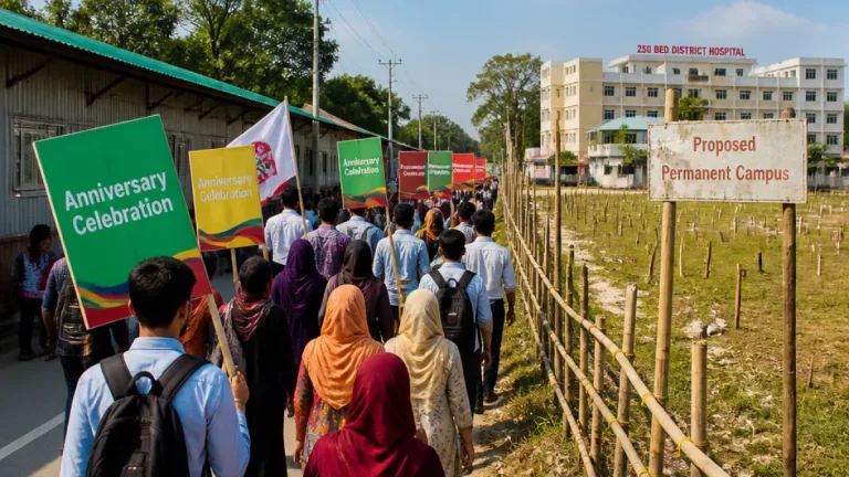 নীলফামারীতে আট বছরেও স্থায়ী ক্যাম্পাসের অপেক্ষায় মেডিকেল কলেজ
