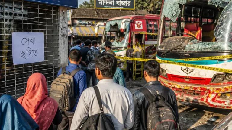 নিরাপত্তাহীনতার অভিযোগে ঢাকা–জামালপুর রুটে বাস বন্ধ, ভোগান্তিতে জামালপুরবাসী