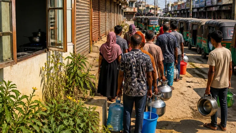 নোয়াখালী জেলায় এলএনজি সমস্যা: দুপুরে হঠাৎ গ্যাস বন্ধ, হাজারো পরিবার-ব্যবসায় ভোগান্তি