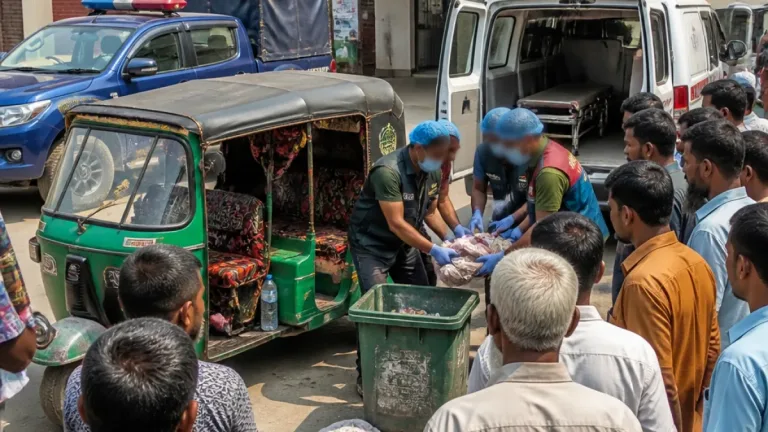 নোয়াখালী: কোম্পানীগঞ্জে চলন্ত সিএনজি থেকে নবজাতক ফেলে দেওয়ার অভিযোগ, চারজন আটক