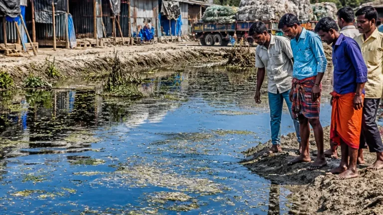 পাবনার ফরিদপুরে প্রকাশ্যে চলছে নিষিদ্ধ 'চায়না দুয়ারী' জাল তৈরির কারখানার সমারোহ