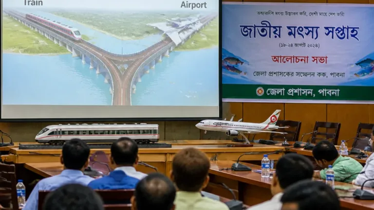পাবনায় 'ওয়াই সিস্টেম' সেতু, ট্রেন-এয়ারপোর্ট চালুর প্রস্তাব তুলে ধরলেন শিমুল বিশ্বাস