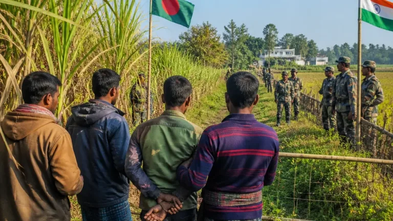 পঞ্চগড় সীমান্তে আখ চুরির অভিযোগে ভারতীয় নাগরিক আটক, পুলিশে হস্তান্তর