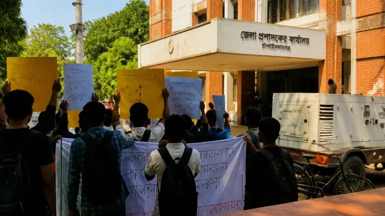 পর্ব সমাপনী পরীক্ষায় বাধা, অতিরিক্ত লোডশেডিংয়ের প্রতিবাদে ডিসি অফিস ঘেরাও ঘোষণা