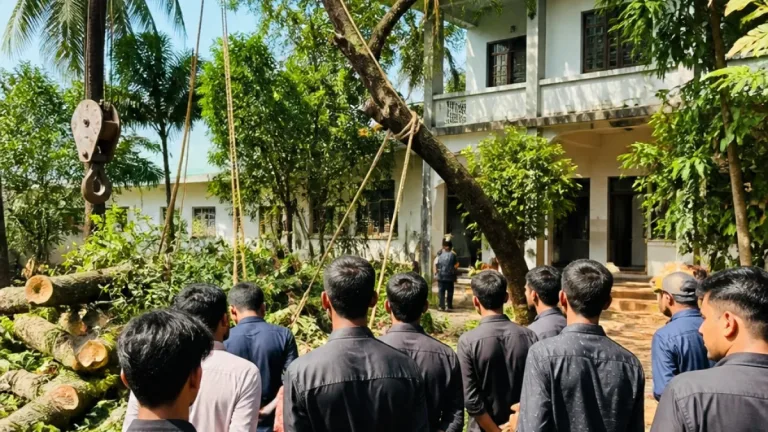 পটুয়াখালী: বাউফলে গাছের ডাল পড়ে বিএনপি নেতার মৃত্যু, জায়গায় শোকের ছায়া
