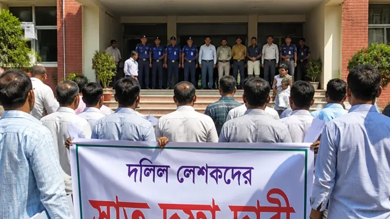 পেশা সংকটে জামালপুরের দলিল লেখকরা: জেলা প্রশাসকের কাছে সাত দফা দাবি