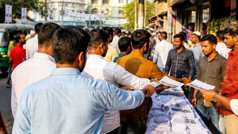 ফেনীতে ১১ দলীয় জোটের লিফলেট বিতরণ ও মহিপাল পথসভা সফল করার প্রস্তুতি