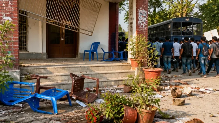 ফ্যামিলি কার্ড নিয়োগের ফল প্রকাশে বিক্ষোভ: নাটোরে উপজেলা অফিসে ভাঙচুর, কর্মকর্তাদের অবরুদ্ধ করার অভিযোগ