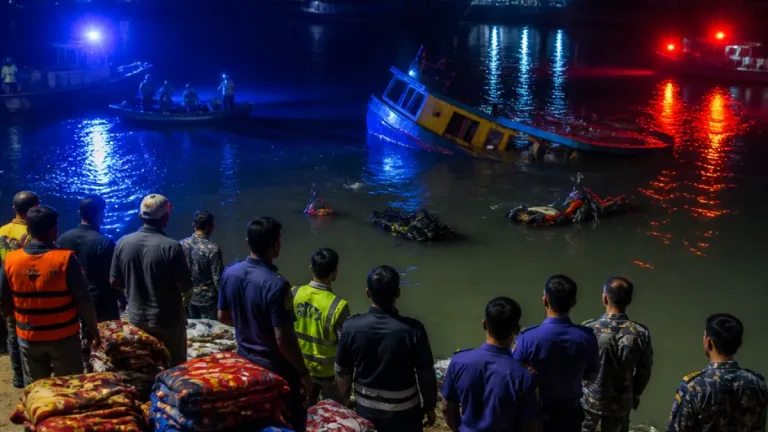 পিরোজপুরে অতিরিক্ত যাত্রীবাহী ট্রলার ডুবি: ৮ বছরের মেয়ে নিহত, মা নিখোঁজ