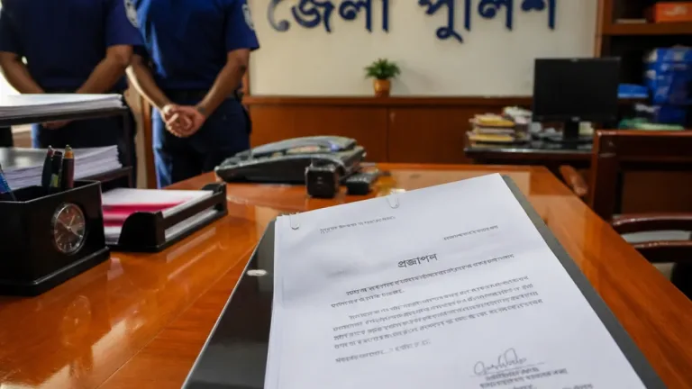 পিরোজপুরের নতুন পুলিশ সুপার হিসেবে যোগ দিলেন মুহাম্মদ তালেবুর রহমান