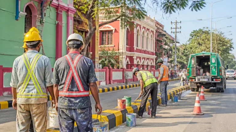 প্রধানমন্ত্রীর রাজশাহী সফর: নগরী রঙ-ঝালাই ও পরিচ্ছন্নতায় তৎপরতা