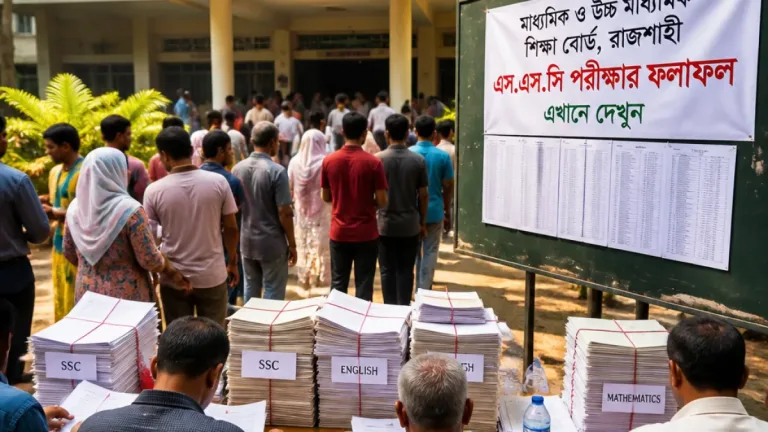 রাজশাহী বোর্ডে এসএসসির ৯৮৭১০ খাতা পুনর্নিরীক্ষণের জন্য আবেদন, ফল নিয়ে সরব উদ্বেগ