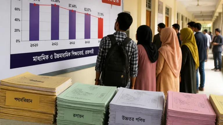 রাজশাহী বোর্ডে প্রায় ৯৯ হাজার এসএসসি খাতা চ্যালেঞ্জ, উত্তীর্ণতা ও উদ্বেগ বাড়ল
