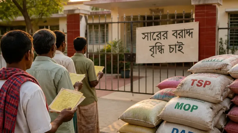 রাজশাহী জেলায় সারের বরাদ্দ অপ্রতুল: প্রতিটি কৃষকের ভাগে মাত্র কয়েক কেজি