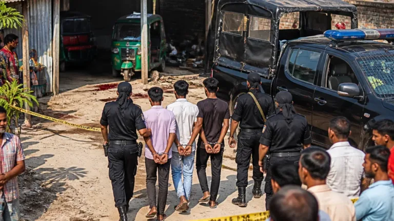 রংপুরে গ্যারেজ মালিক হত্যায় ২৪ ঘণ্টায় তিন গ্রেপ্তার, রহস্য উদ্ঘাটনের দাবি র‍্যাবের