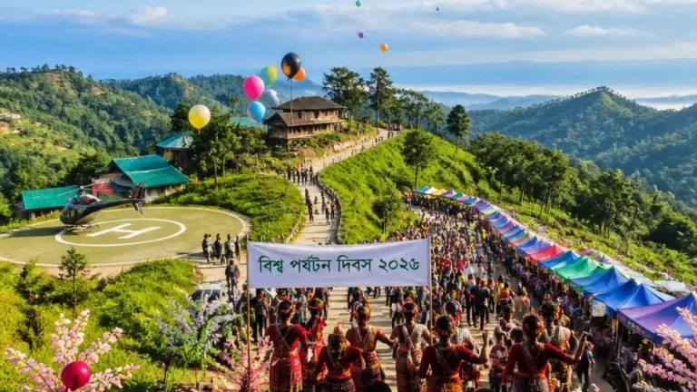 রাঙ্গামাটিতে সাজেকের ঐতিহ্য-প্রকৃতি মেলবন্ধনে প্রথমবারের মতো বর্ণাঢ্য বিশ্ব পর্যটন দিবস